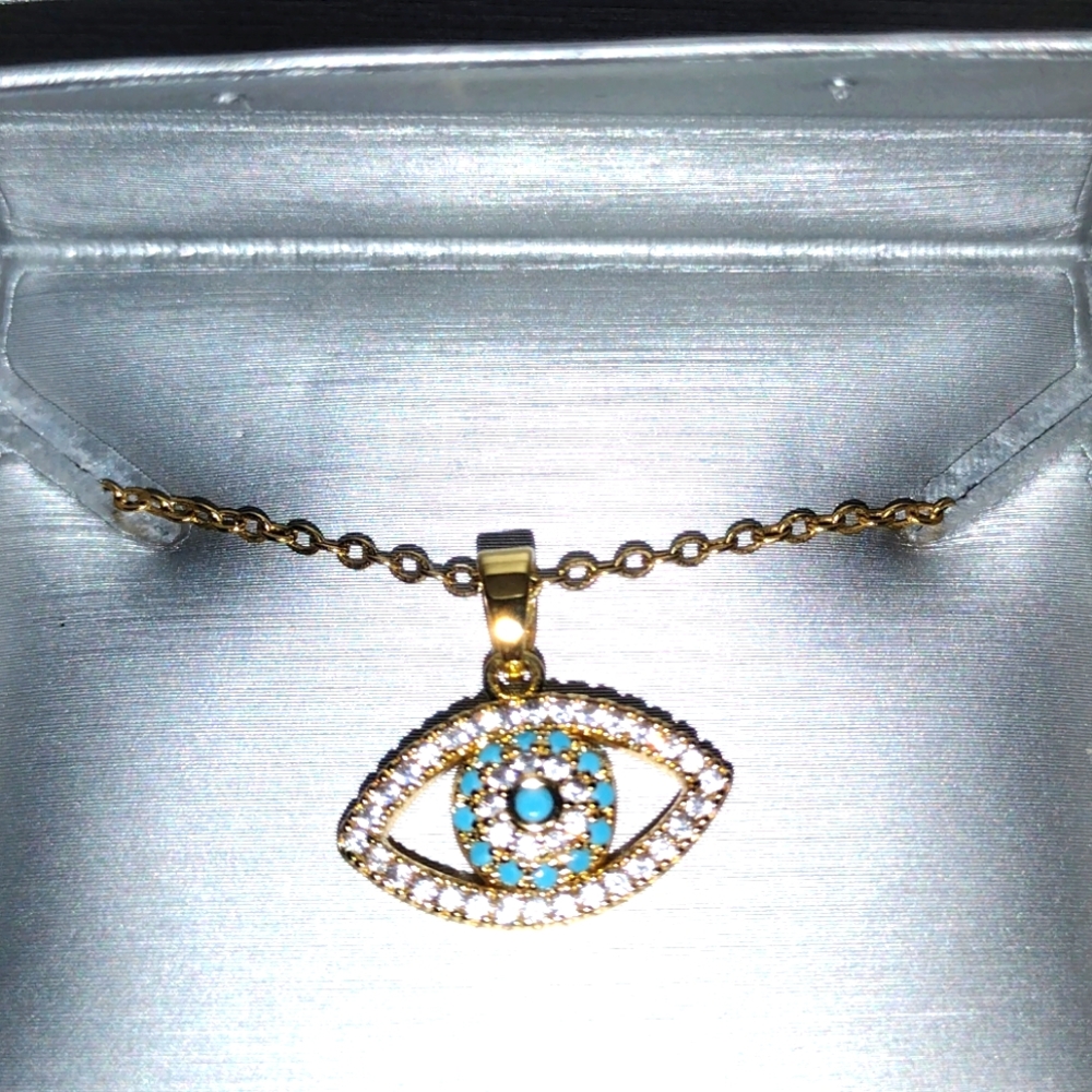 Evil eye necklace